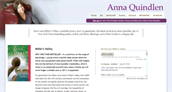Desktop Screenshot of annaquindlen.net